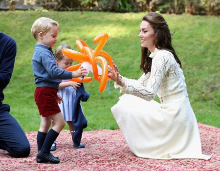 Принц Уильям и Кейт отпраздновали день рождения принца Джорджа в Большом Кенсингтонском дворце