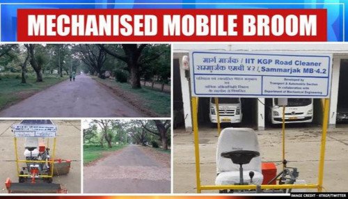 IIT Kharagpur разрабатывает механизированную метлу на автомобильной основе для очистки общественных мест