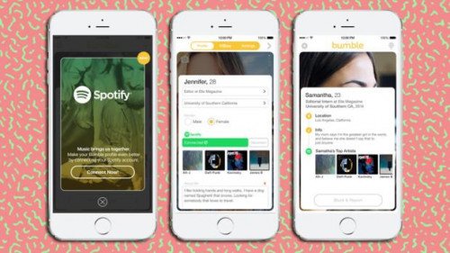 Bumble и Spotify объединяйте усилия, чтобы вы могли избежать знакомства с кем-то с ужасным музыкальным вкусом