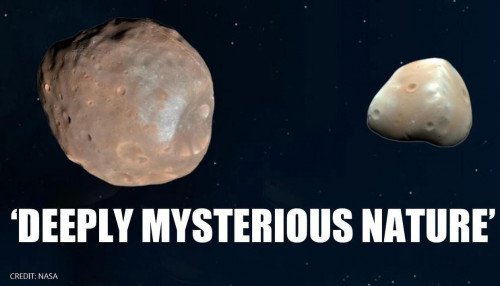 Марс: два маленьких спутника Фобос и Деймос - огромная загадка для ученых